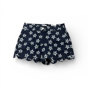 Crown & Ivy Navy Starry Below the  Waist Shorts Size 4